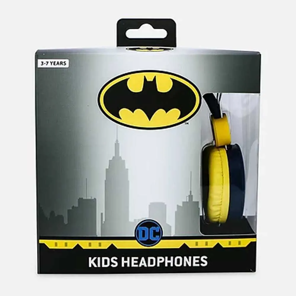 Otl Technologies Core Batman Logo Kopfhörer, Black / yellow, One Size Otl Technologies Core Batman Logo Kopfhörer, Black / yellow, One Size