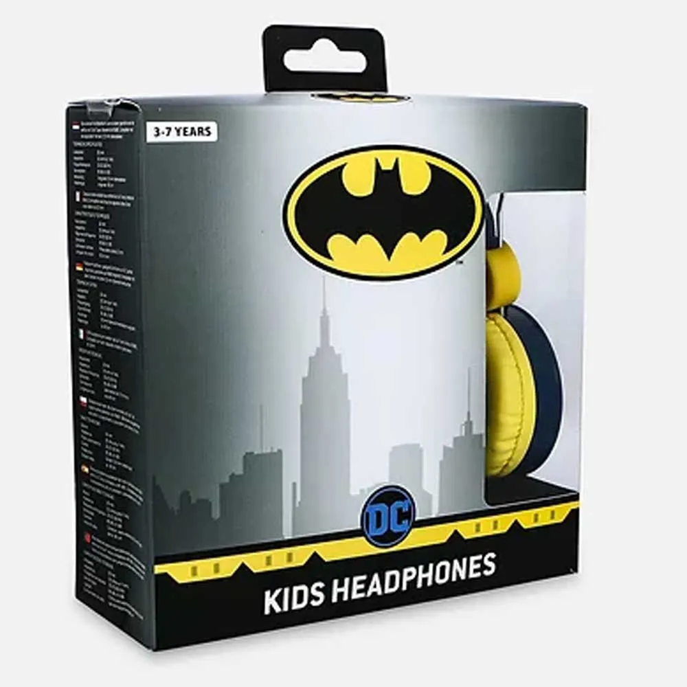 Otl Technologies Core Batman Logo Kopfhörer, Black / yellow, One Size Otl Technologies Core Batman Logo Kopfhörer, Black / yellow, One Size