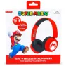 Otl Technologies Logo Super Mario Bros Kabellose Kopfhörer, Red / white, One Size