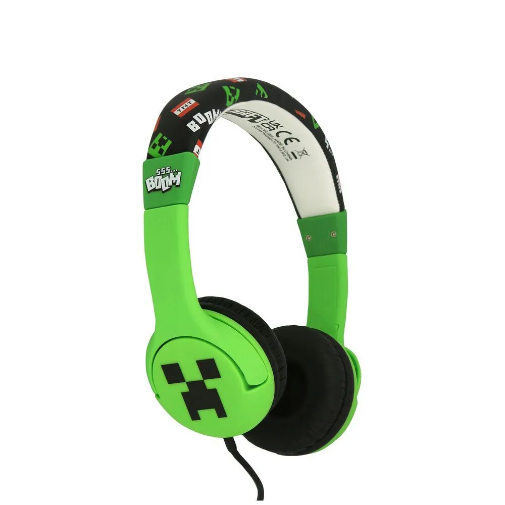 Otl Technologies Minecraft Kriecher-kopfhörer, Green, One Size Otl Technologies Minecraft Kriecher-kopfhörer, Green, One Size