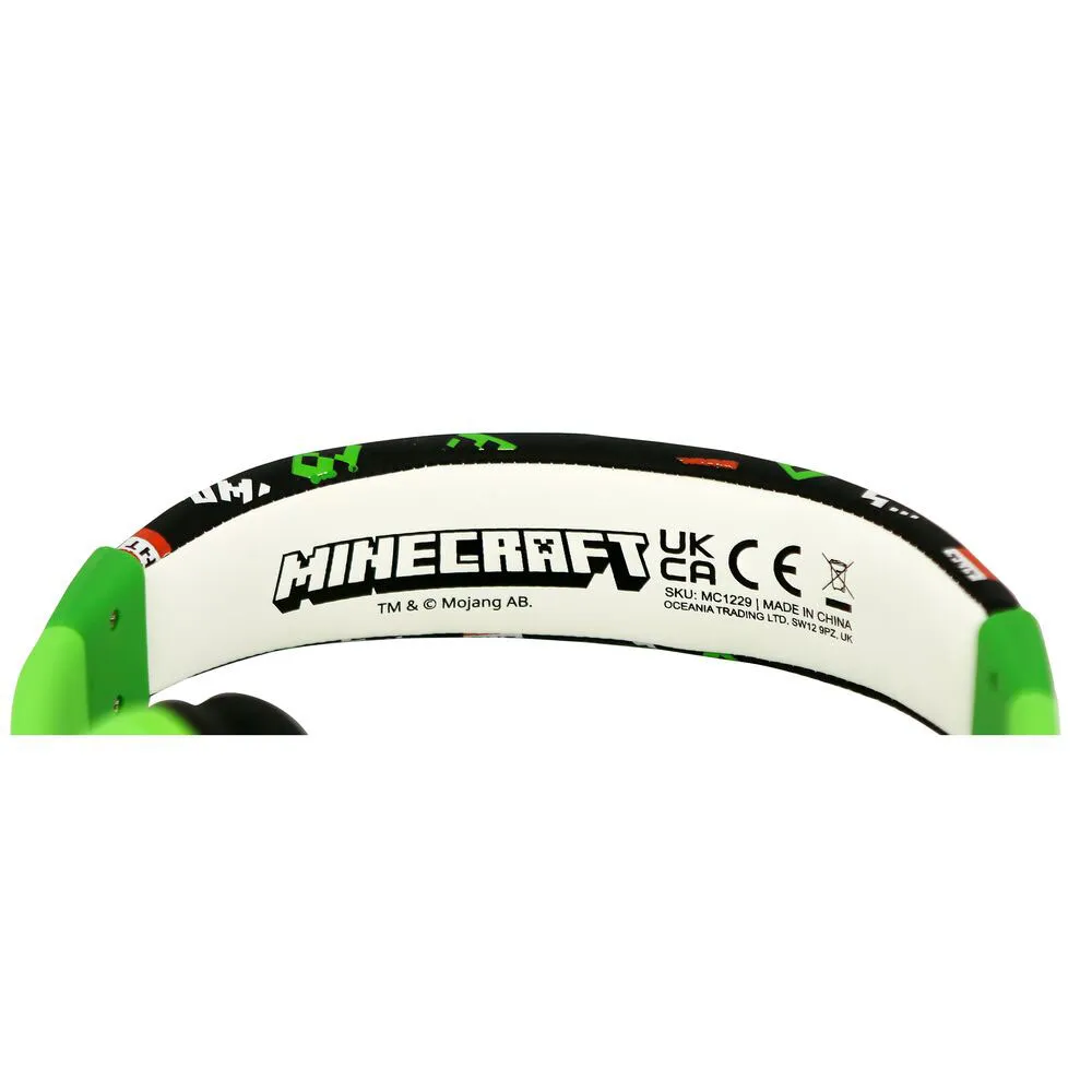 Otl Technologies Minecraft Kriecher-kopfhörer, Green, One Size Otl Technologies Minecraft Kriecher-kopfhörer, Green, One Size