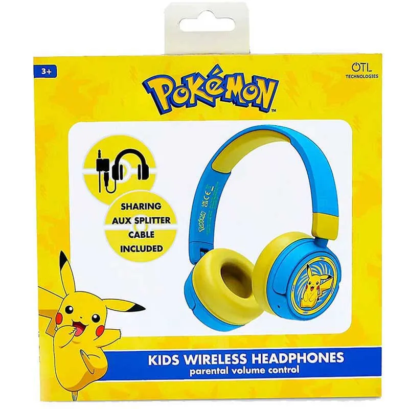 Otl Technologies Pokemon Pikachu Kabellose Kopfhörer, Multicolor, One Size Otl Technologies Pokemon Pikachu Kabellose Kopfhörer, Multicolor, One Size
