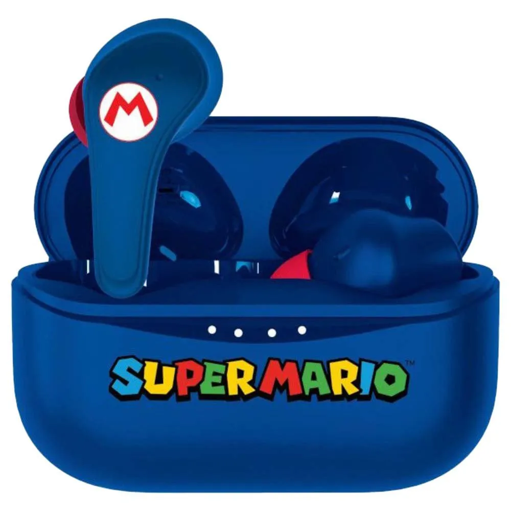 Otl Technologies Super Mario Blue Earpods, Multicolor, One Size Otl Technologies Super Mario Blue Earpods, Multicolor, One Size