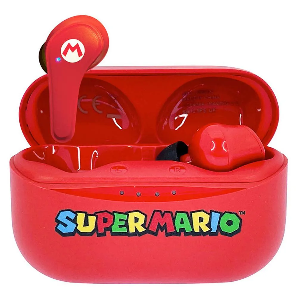 Otl Technologies Super Mario Red Earpods, Multicolor, One Size Otl Technologies Super Mario Red Earpods, Multicolor, One Size