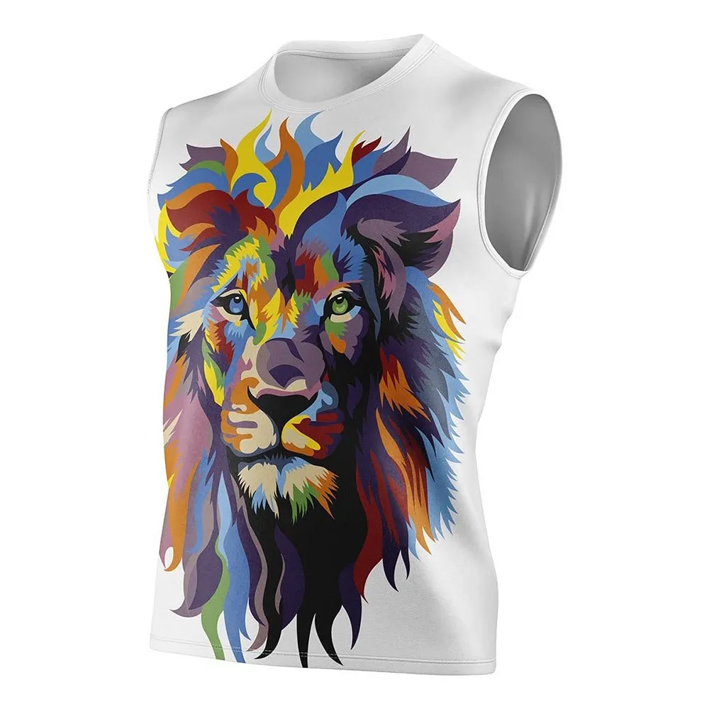 Otso Be A Lion ärmelloses T-shirt male Otso Be A Lion ärmelloses T-shirt male