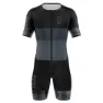 Otso Black Kurzarm-trisuit Refurbished male, Black