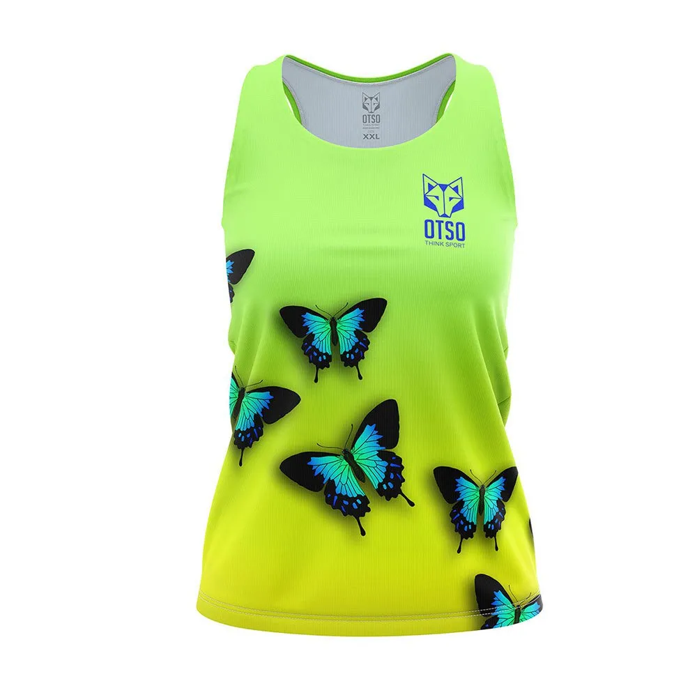 Otso Butterfly ärmelloses T-shirt female