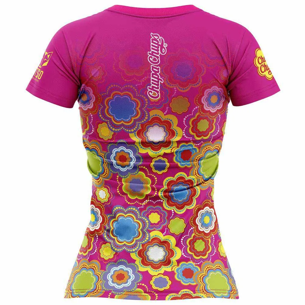 Otso Chupa Chups Floral Kurzarm-t-shirt female, Pink Otso Chupa Chups Floral Kurzarm-t-shirt female, Pink