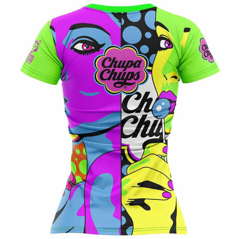 Otso Chupa Chups Warhool Kurzarm-t-shirt female Otso Chupa Chups Warhool Kurzarm-t-shirt female