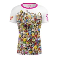 Otso Emoji Big Wave Kurzarm-t-shirt female