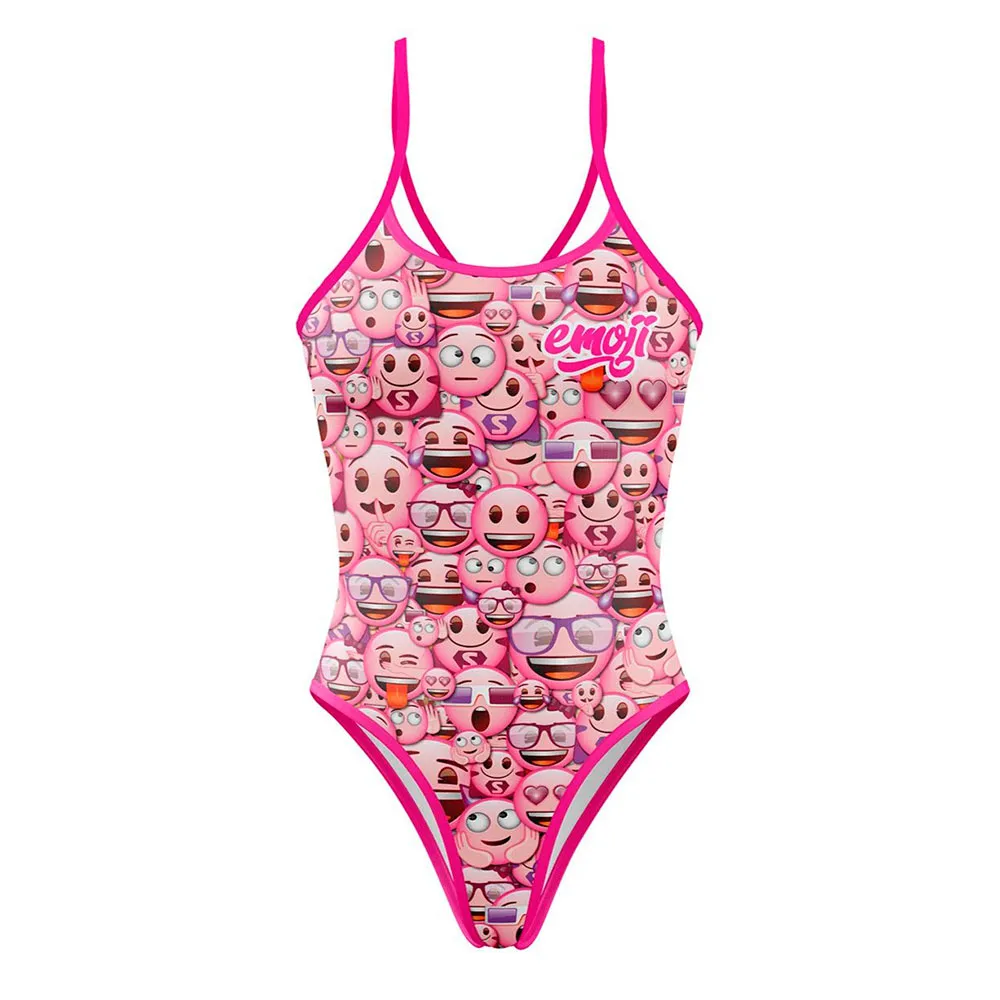 Otso Emoji Classic Pink Badeanzug Otso Emoji Classic Pink Badeanzug