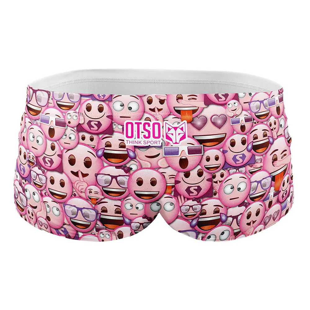Otso Emoji Classic Pink Badehose Boxer Otso Emoji Classic Pink Badehose Boxer