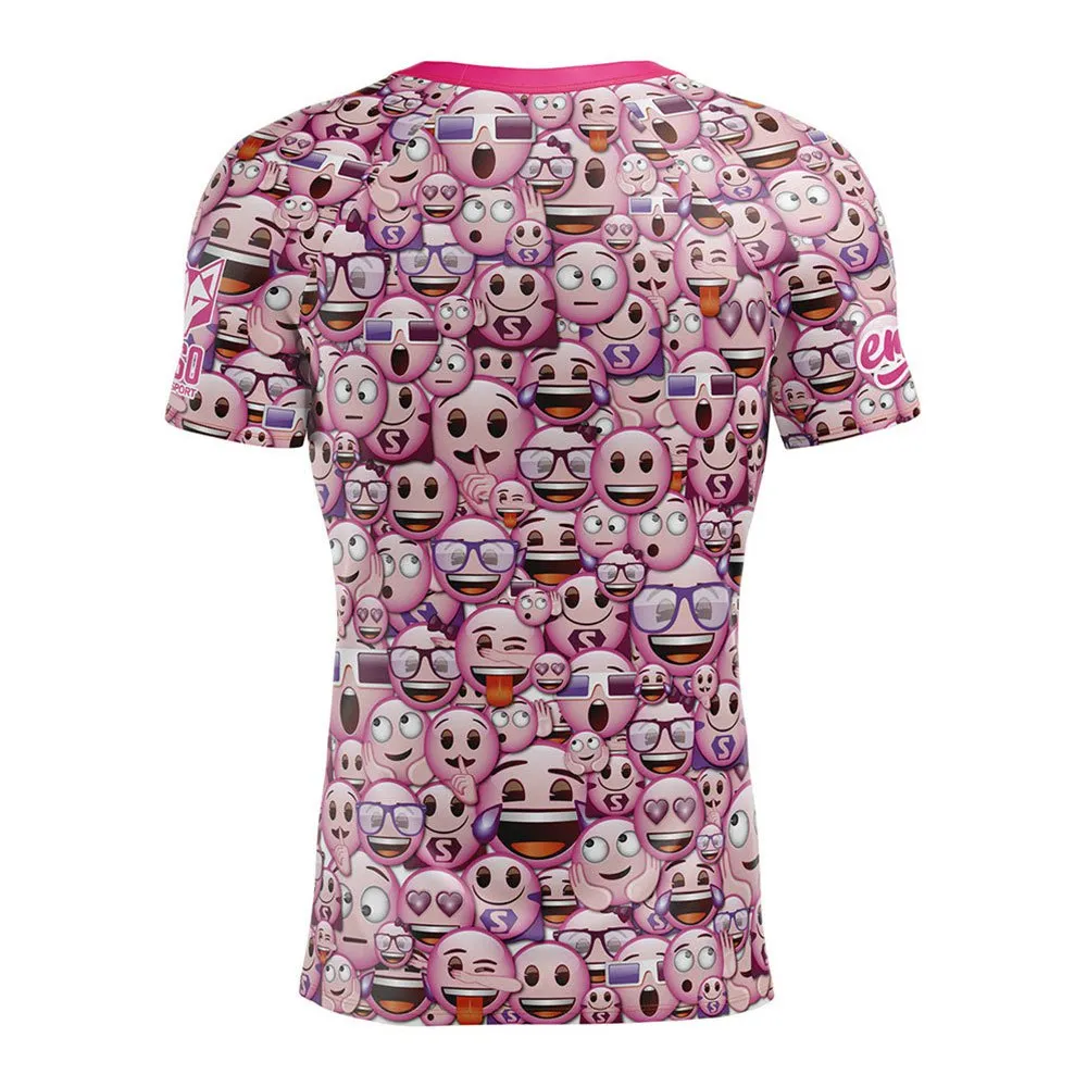 Otso Emoji Classic Pink Kurzarm-t-shirt male