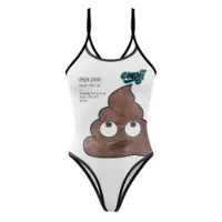 Otso Emoji Deja Poo Badeanzug Otso Emoji Deja Poo Badeanzug