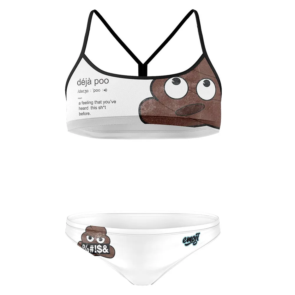 Otso Emoji Deja Poo Bikini