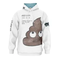 Otso Emoji Déjà Poo Kapuzenpullover male Otso Emoji Déjà Poo Kapuzenpullover male