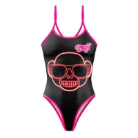 Otso Emoji Monkey Neon Badeanzug Otso Emoji Monkey Neon Badeanzug