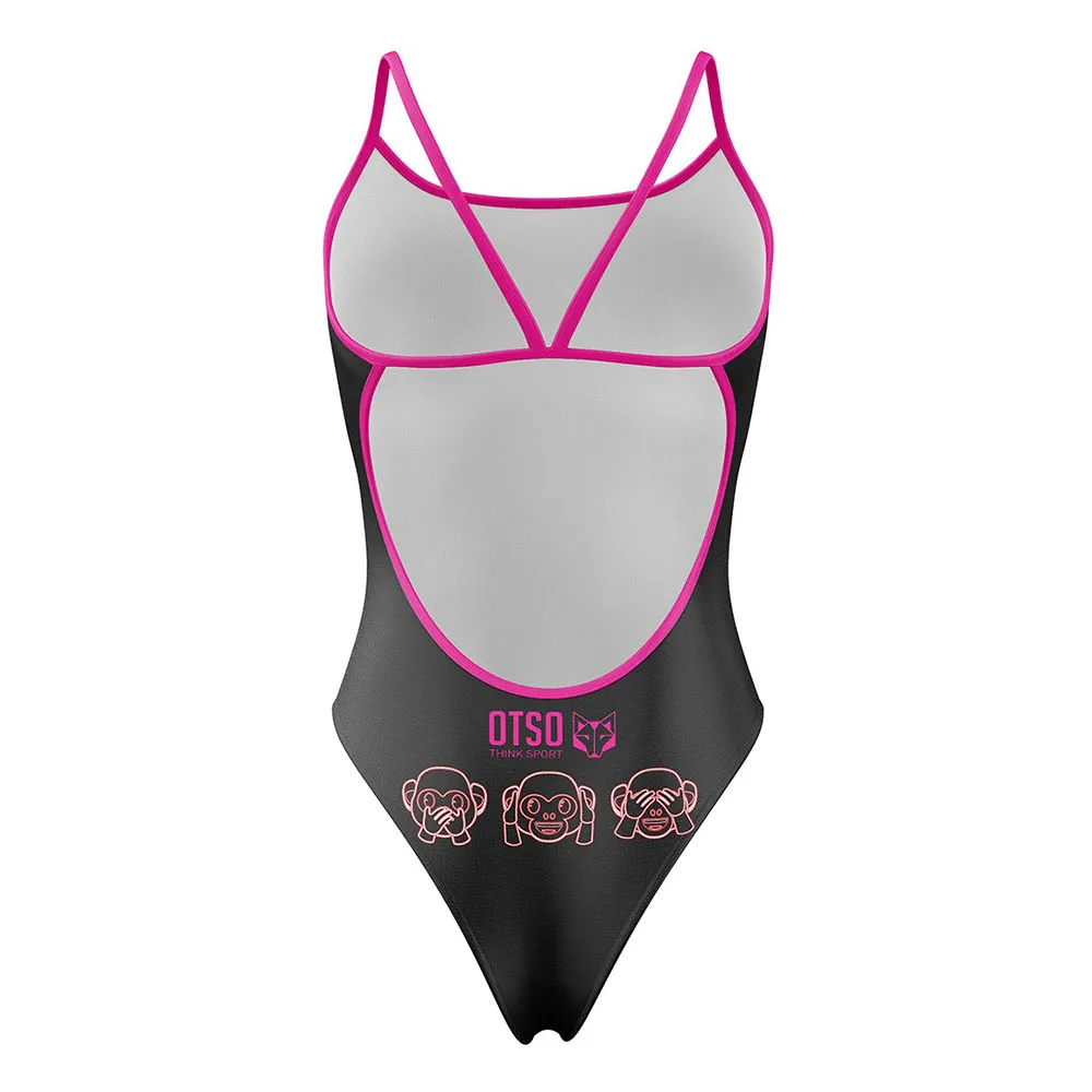 Otso Emoji Monkey Neon Badeanzug female Otso Emoji Monkey Neon Badeanzug female