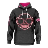 Otso Emoji Monkey Neon Kapuzenpullover male