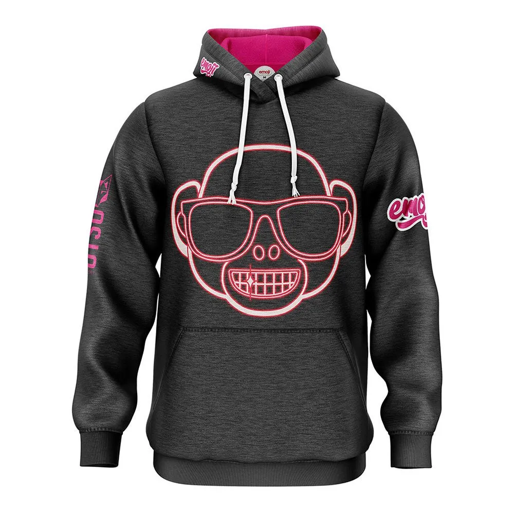 Otso Emoji Monkey Neon Kapuzenpullover male