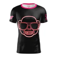 Otso Emoji Monkey Neon Kurzarm-t-shirt female