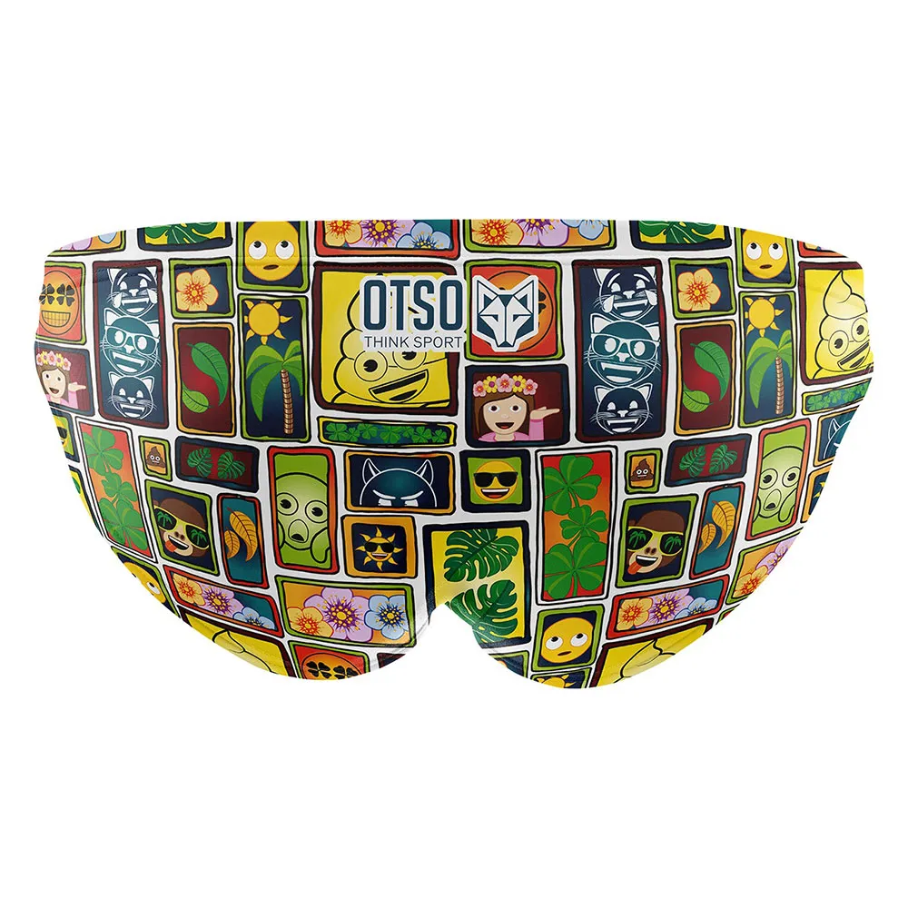 Otso Emoji Portrait Badeslip Otso Emoji Portrait Badeslip