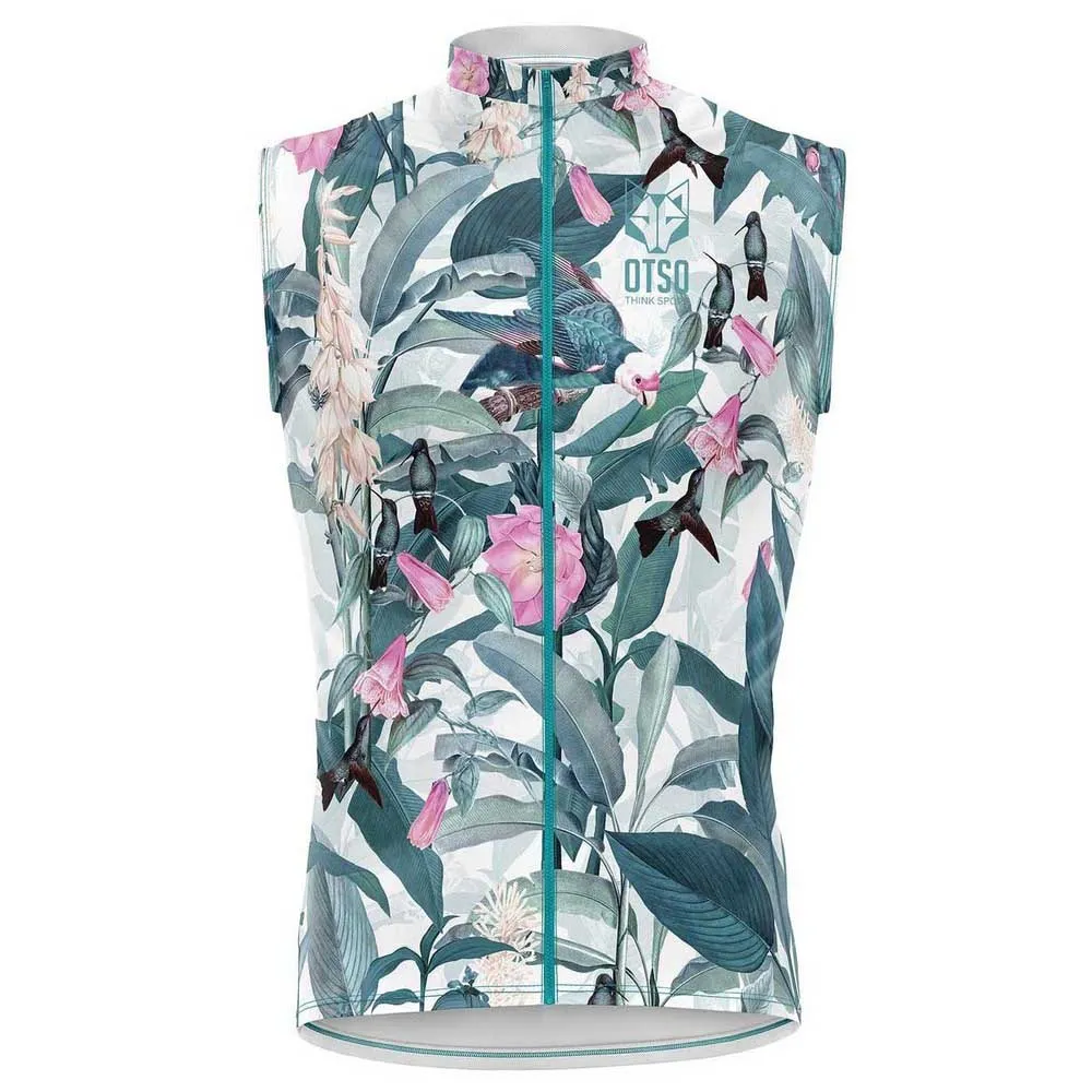 Otso Garden Weste male, Green / pink
