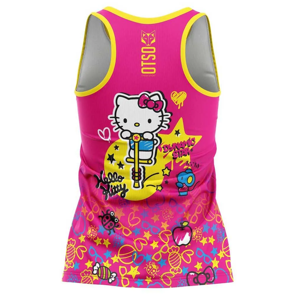 Otso Hello Kitty Sparkle ärmelloses T-shirt female Otso Hello Kitty Sparkle ärmelloses T-shirt female