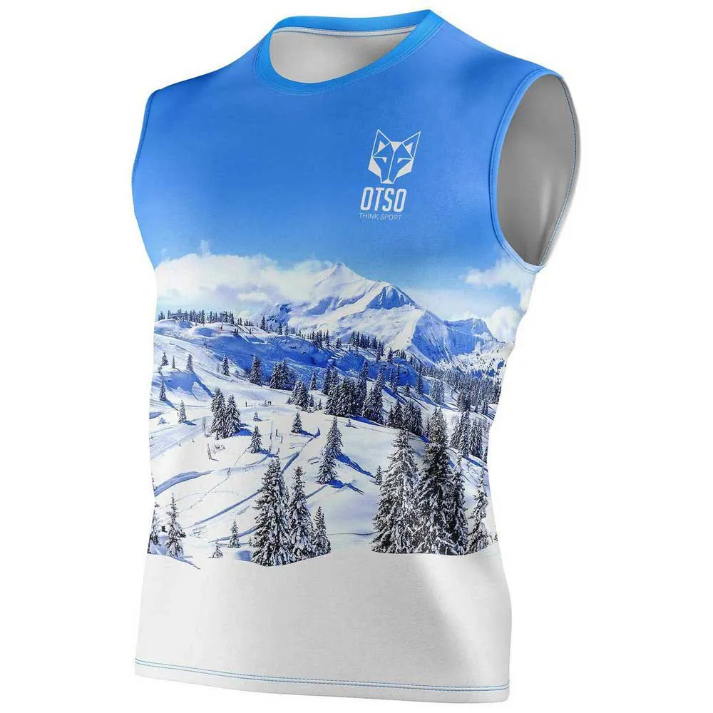Otso M/corta Snow Forest ärmelloses T-shirt male