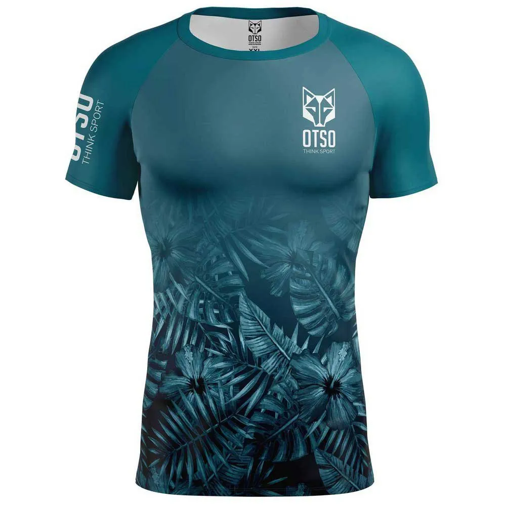 Otso M/corta Tropical Green Kurzarm-t-shirt male Otso M/corta Tropical Green Kurzarm-t-shirt male