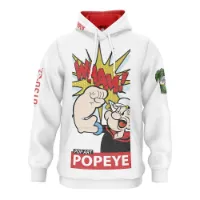 Otso Popeye Pop Art Kapuzenpullover male Otso Popeye Pop Art Kapuzenpullover male