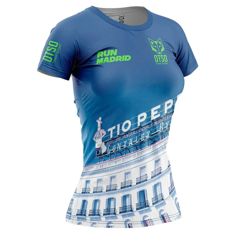 Otso Run Madrid Tio Pepe Kurzarm-t-shirt female
