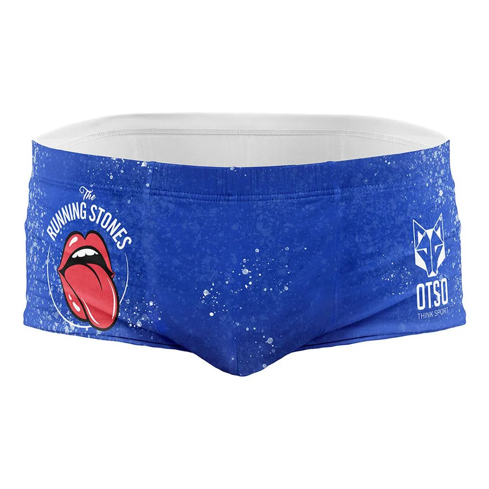 Otso Running Stones Blue Badehose Boxer Otso Running Stones Blue Badehose Boxer