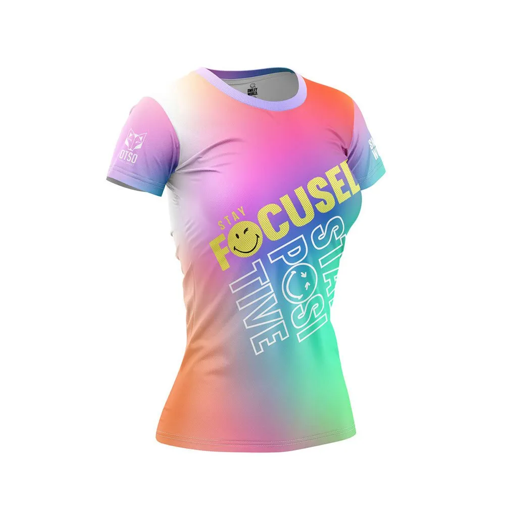 Otso Smileyworld Focused Kurzarm-t-shirt female
