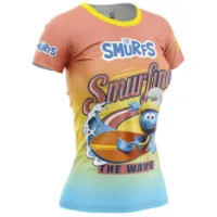 Otso Smurf Smurfing Kurzarm-t-shirt female Otso Smurf Smurfing Kurzarm-t-shirt female