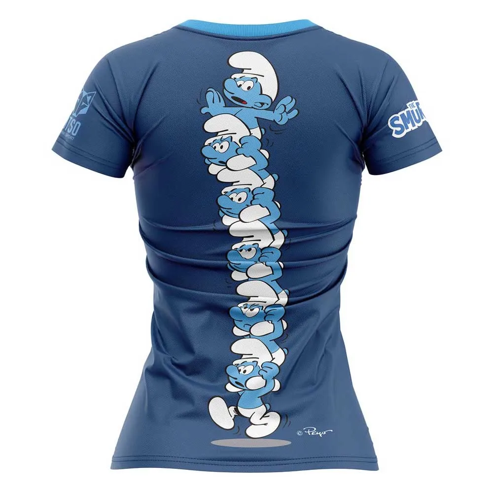 Otso Smurf Towers Kurzarm-t-shirt female