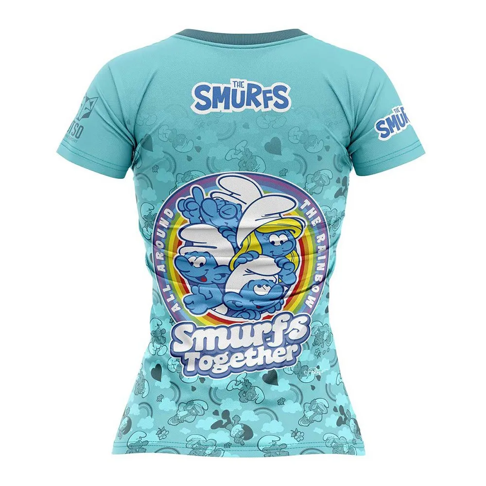 Otso Smurfs Rainbow Kurzarm-t-shirt female