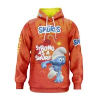 Otso Smurfs Strong Kapuzenpullover male Otso Smurfs Strong Kapuzenpullover male