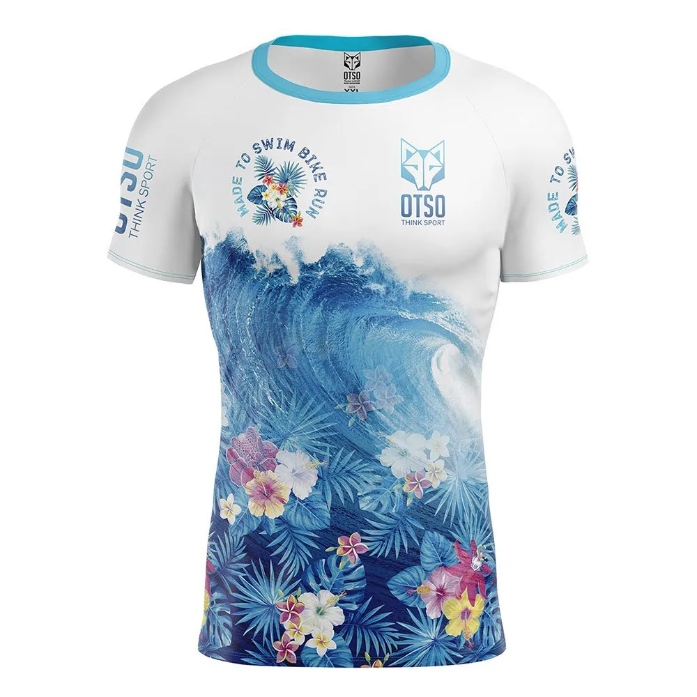 Otso Swim Bike Run Wave Kurzarm-t-shirt female Otso Swim Bike Run Wave Kurzarm-t-shirt female