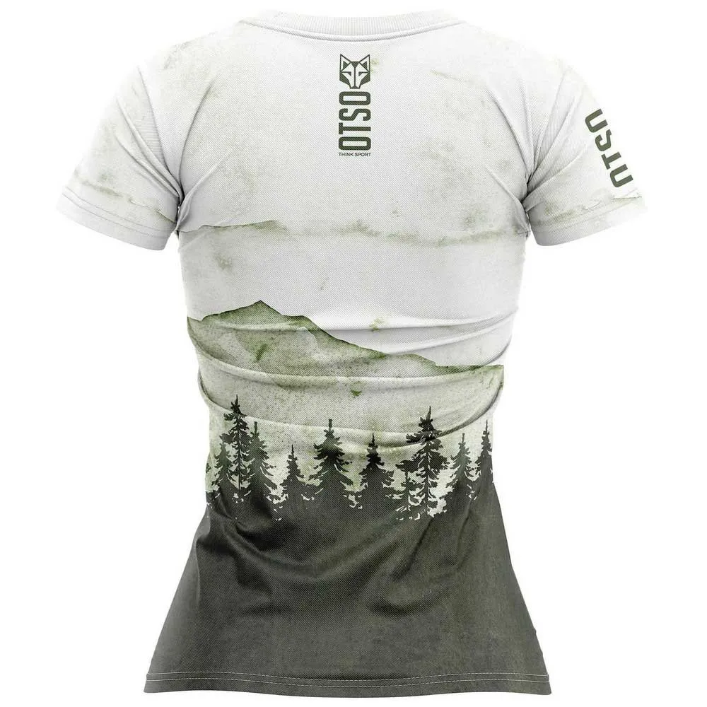 Otso T-shirt Kurzarm-t-shirt Refurbished female, Green forest Otso T-shirt Kurzarm-t-shirt Refurbished female, Green forest
