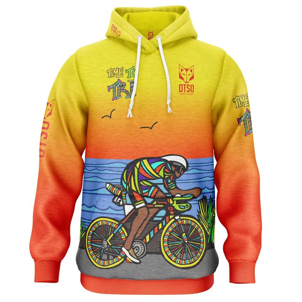Otso Time To Tri Man Bike Kapuzenpullover Otso Time To Tri Man Bike Kapuzenpullover