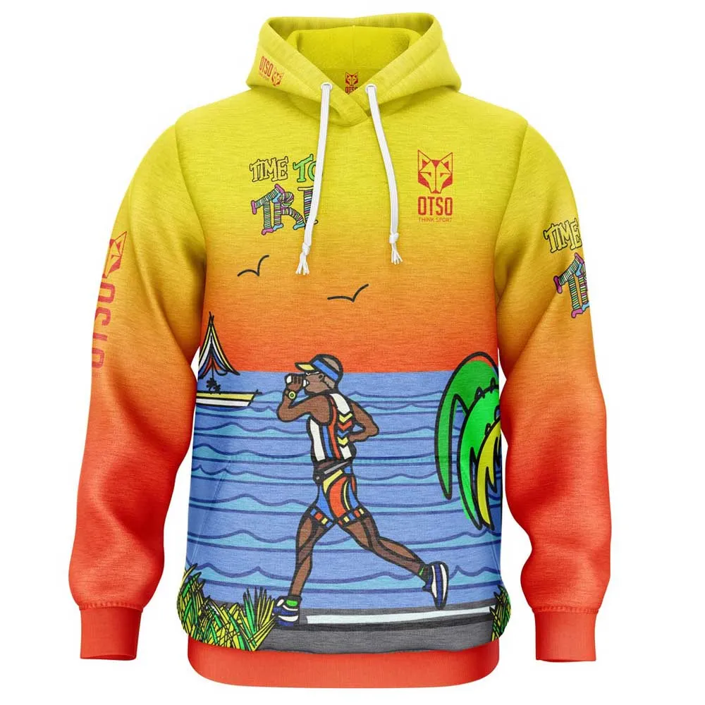 Otso Time To Tri Man Run Kapuzenpullover Otso Time To Tri Man Run Kapuzenpullover