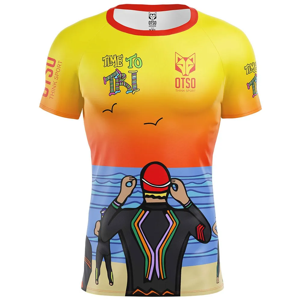 Otso Time To Tri Swim Kurzarm-t-shirt male Otso Time To Tri Swim Kurzarm-t-shirt male