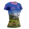 Otso Trail Run Montblanc Kurzarm-t-shirt female, Multicolour