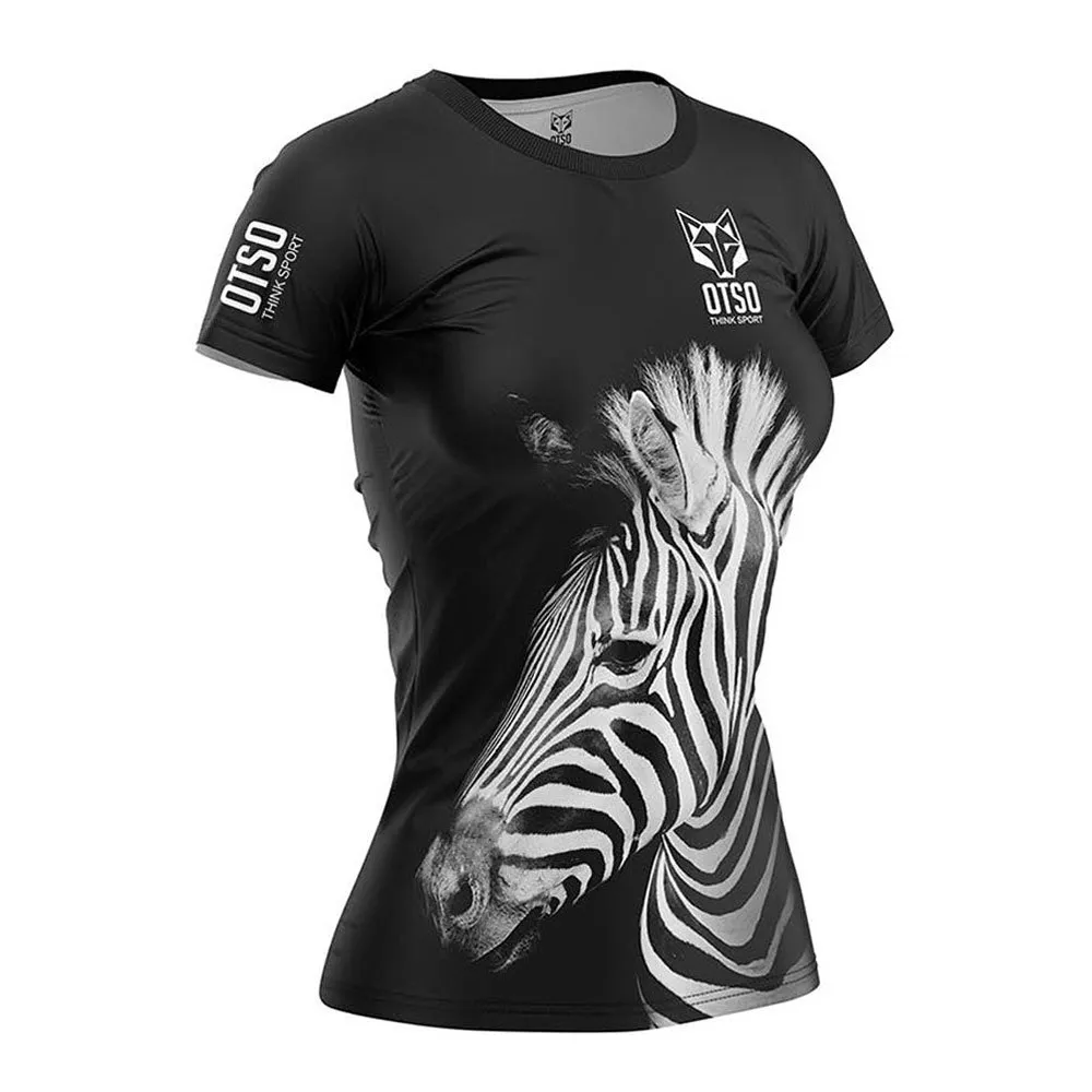 Otso Zebra Kurzarm-t-shirt female Otso Zebra Kurzarm-t-shirt female