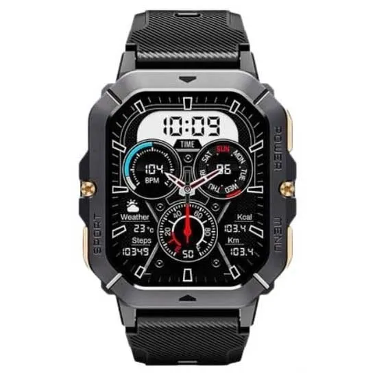 Oukitel Bt101 Smartwatch, Black Oukitel Bt101 Smartwatch, Black