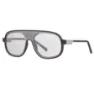 Matt black / silver irid