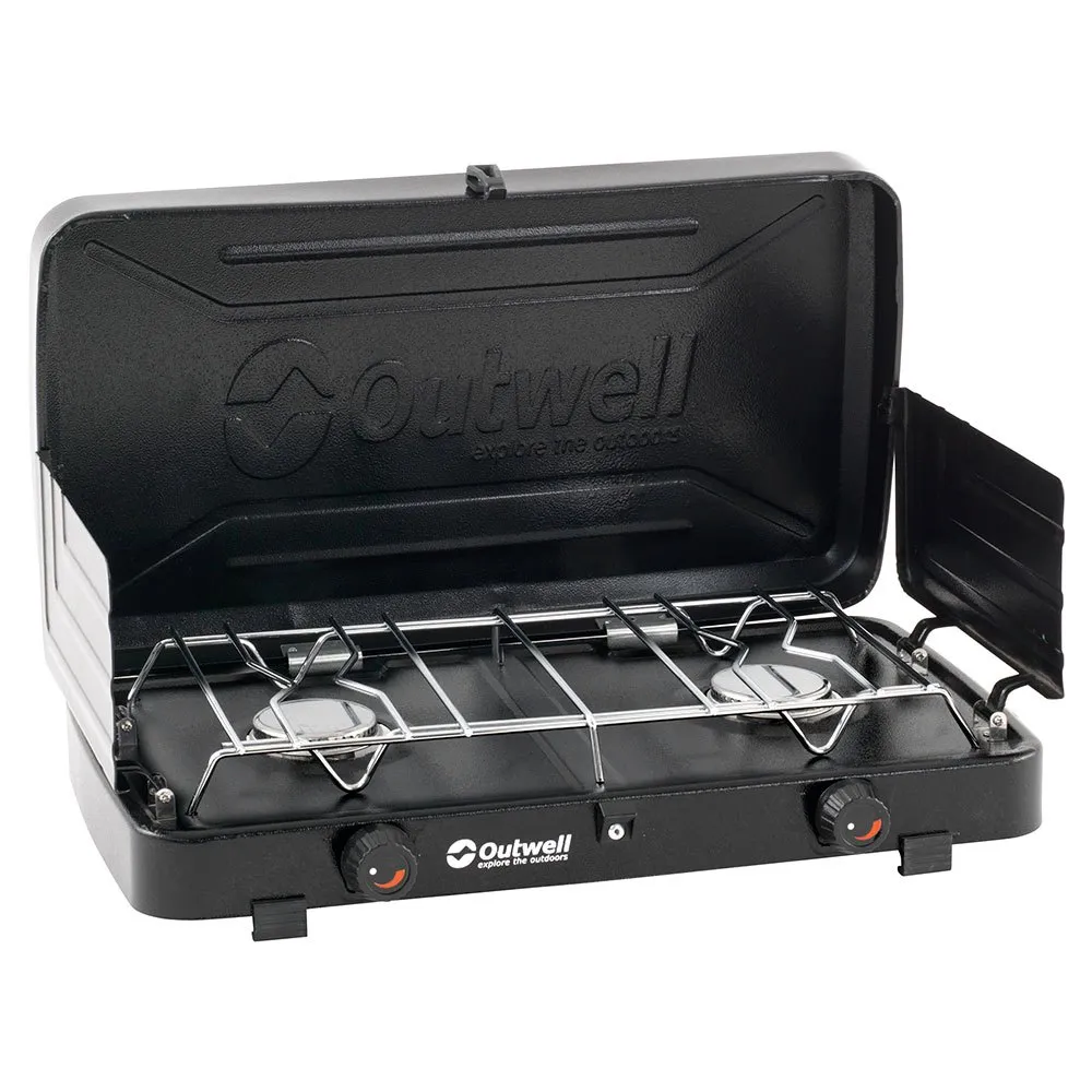 Outwell Appetizer Duo Gaskocher Campingküche 2 Brennern, Black, One Size Outwell Appetizer Duo Gaskocher Campingküche 2 Brennern, Black, One Size
