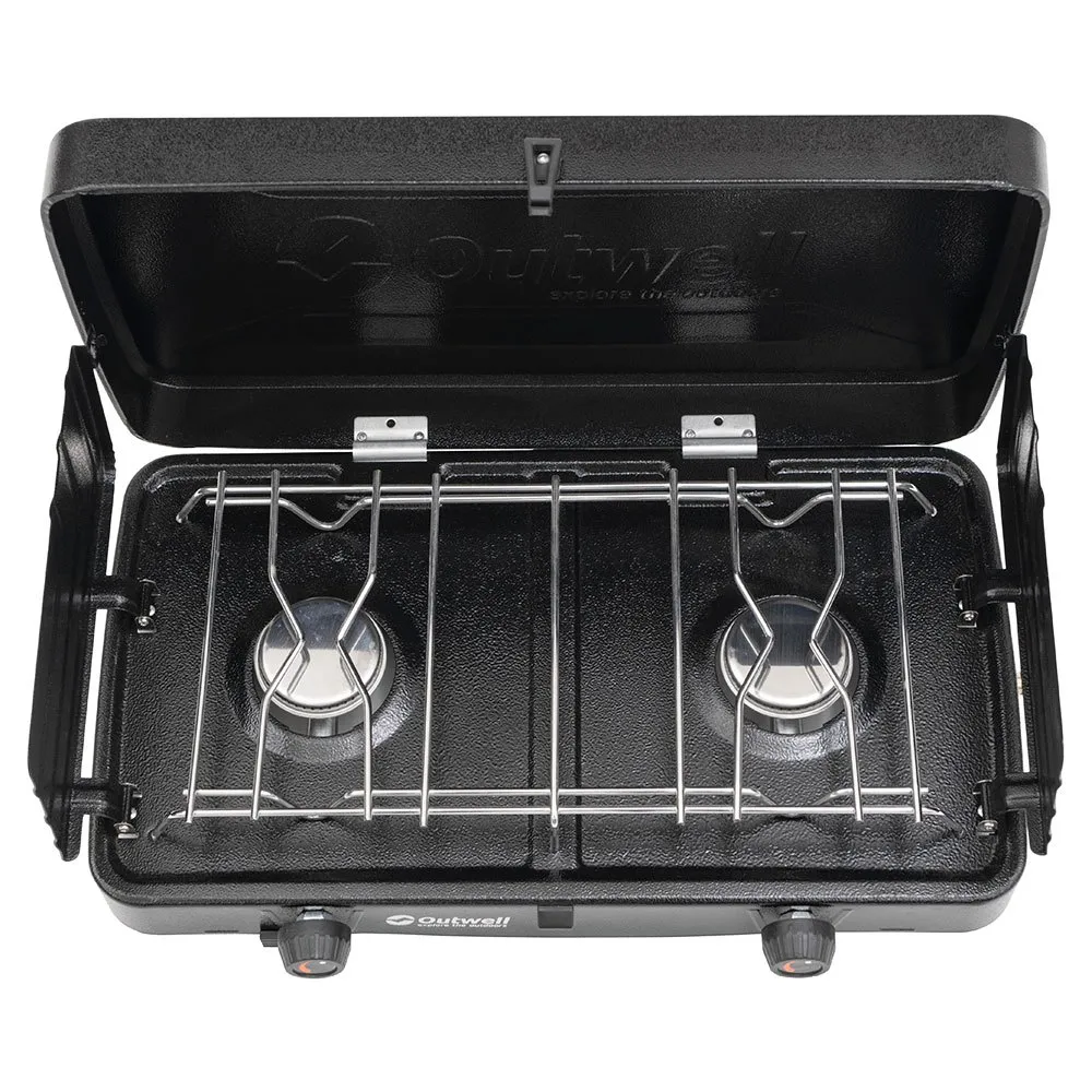 Outwell Appetizer Duo Gaskocher Campingküche 2 Brennern, Black, One Size Outwell Appetizer Duo Gaskocher Campingküche 2 Brennern, Black, One Size