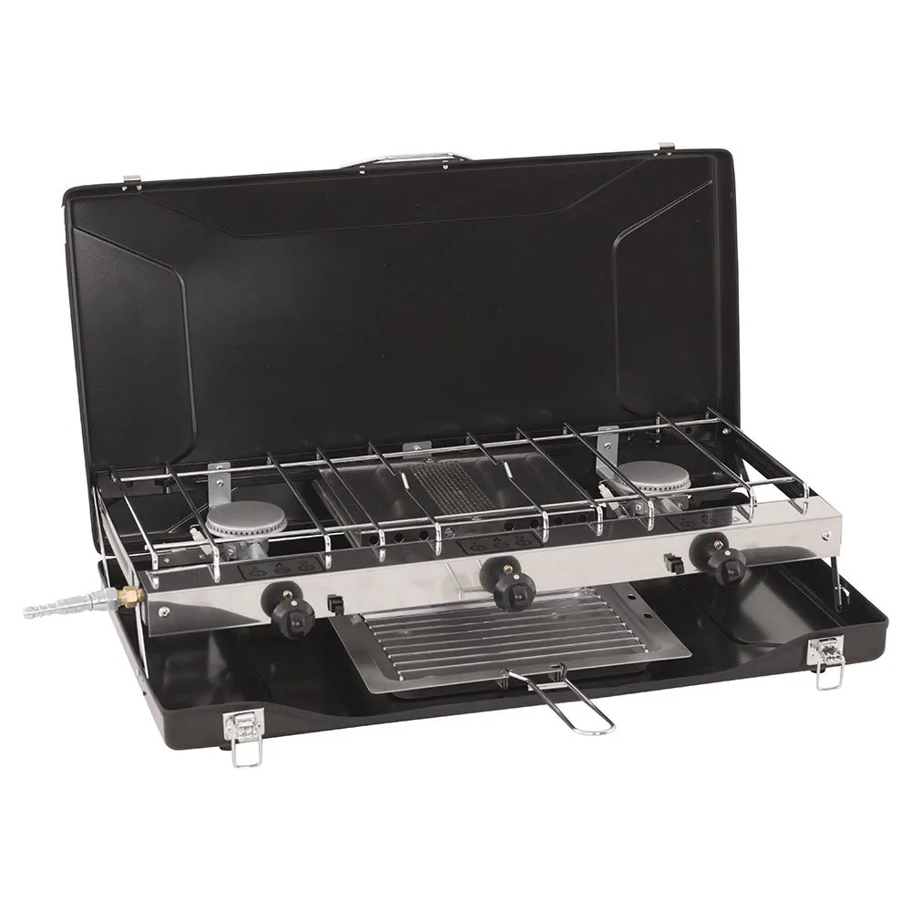 Outwell Appetizer Trio Gaskocher Campingküche 3 Brennern, Black, One Size Outwell Appetizer Trio Gaskocher Campingküche 3 Brennern, Black, One Size